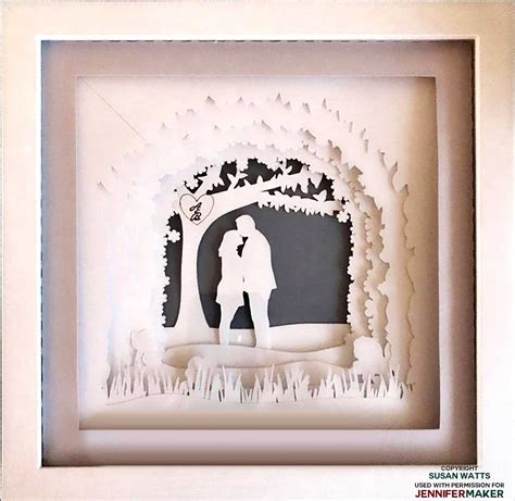 123+ Layered Paper Art Svg Free -  Instant Download Shadow Box SVG