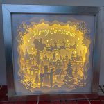 136+ Cricut Christmas Light Box Ideas -  Shadow Box Scalable Graphics