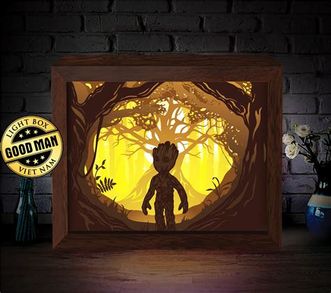 150+ Download Paper Cut Light Box Free Template -  Shadow Box SVG Printable