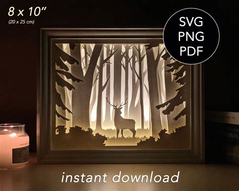 159+ Shadowbox Lighting SVG File -  Shadow Box SVG Files for Cricut