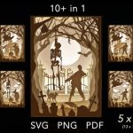 161+ Free Halloween Shadow Box Svg -  Download Shadow Box SVG for Free