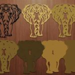 176+ Download Elephant Shadow Box -  Download Shadow Box SVG for Free