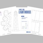 187+ Printable 3d Paper Lighthouse Template -  Ready Print Shadow Box SVG Files