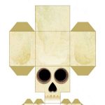 226+ Download Printable 3d Paper Skull Template -  Best Shadow Box SVG Crafters Image