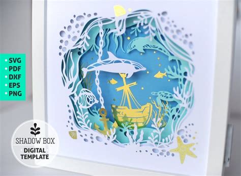 77+ Download Layered Paper Art Svg Free -  Instant Download Shadow Box SVG