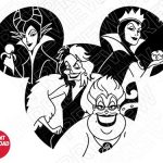 Disney Villain Silhouette SVG Disney Villain Silhouette SVG: Unleash The Magic Of Evil