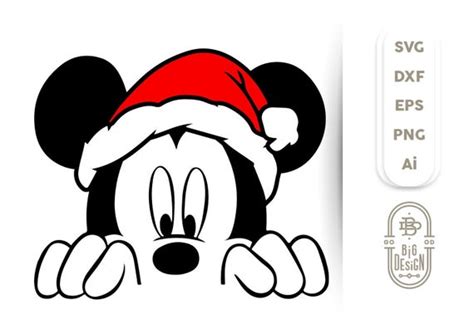 Christmas Mickey Mouse SVG Christmas Mickey Mouse SVG: Bringing Holiday Cheer To Your Creations