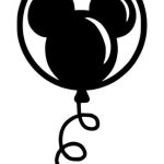 Mickey Balloon SVG Mickey Balloon SVG: Elevate Your Designs With Iconic Disney Charm