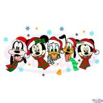 Mickey And Friends Christmas SVG Mickey And Friends Christmas SVG: Capture The Magic Of The Holidays