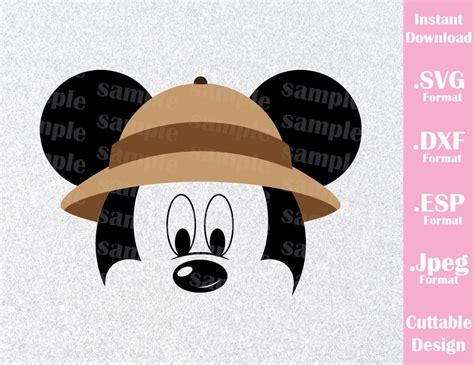 Mickey Safari Hat SVG Free Mickey Safari Hat SVG Free: A Comprehensive Guide To Creating Custom Disney-Themed Crafts