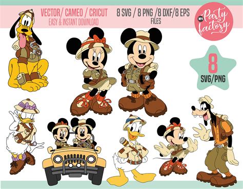 Mickey Safari SVG Free Mickey Safari SVG Free: Unleash The Magic Of Disney In Your Designs