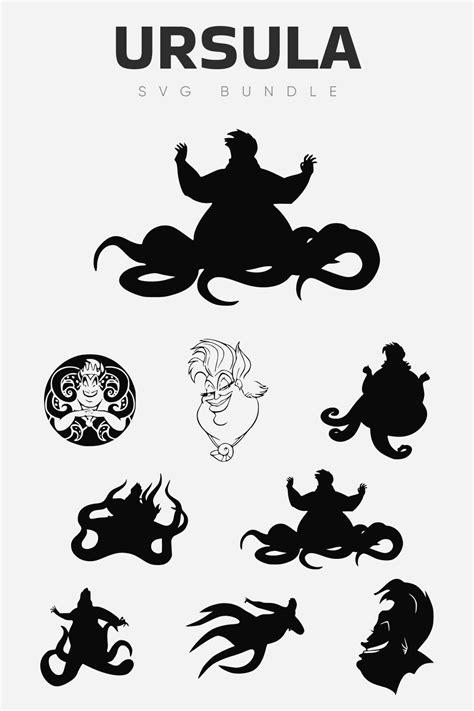 Ursula ‪‬disney SVG Bundles H1: Dive Into The Enchanting World Of Ursula Disney SVG Bundles