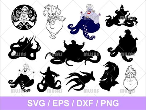 Free Ursula SVG Free Ursula SVG: Unleash The Enchanting Power Of The Sea Witch