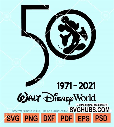 Disney 50th SVG Free Disney 50th SVG Free: A Nostalgic Celebration