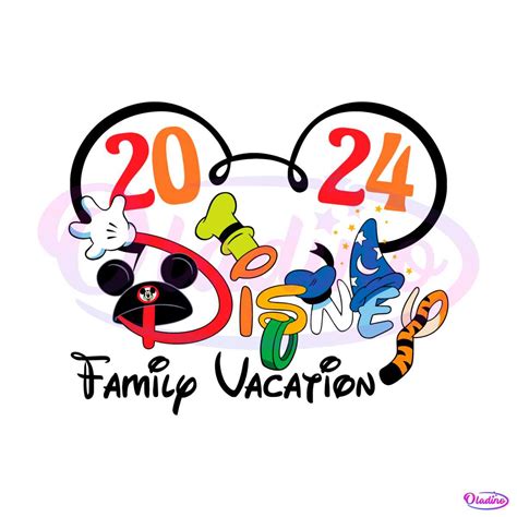 Disney Family Vacation 2024 SVG Free H1: Plan An Unforgettable Disney Family Vacation In 2024 With Free SVG Designs