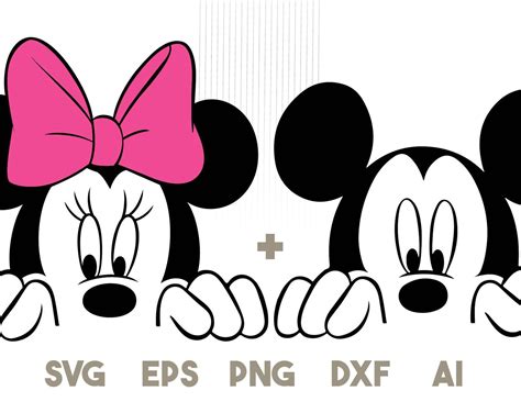 Mickey And Minnie Mouse SVG Mickey And Minnie Mouse SVG: A Comprehensive Guide For Designers And Crafters