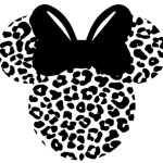 Leopard Minnie Mouse SVG Free Leopard Minnie Mouse SVG: A Fashionable And Versatile Design For DIY Projects