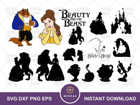 Beauty Beast SVG Bundles Beauty And The Beast SVG Bundles: Unleash Your Creativity With Enchanting Designs