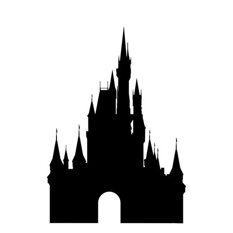 Cinderella Castle Silhouette SVG Cinderella Castle Silhouette SVG: A Timeless Enchantment