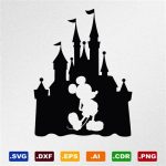 Mickey Castle SVG H1: Mickey Castle SVG: Enchant Your Digital Creations With Disney Magic