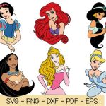 Disney Princess SVG Files Disney Princess SVG Files: Unleash The Magic In Your Creative Projects