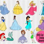 Princess SVG Disney Free ‪ Princess SVG Disney Free: Unleash The Magic Of Your Favorite Disney Princesses