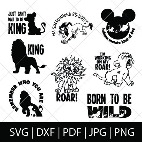 Born To Be Wild Lion King SVG Born To Be Wild: Unleashing The Spirit Of The Lion King With SVG Art