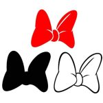 Minnie Mouse Bow Silhouette SVG H1: Minnie Mouse Bow Silhouette SVG: Embodying The Timeless Magic Of Disney