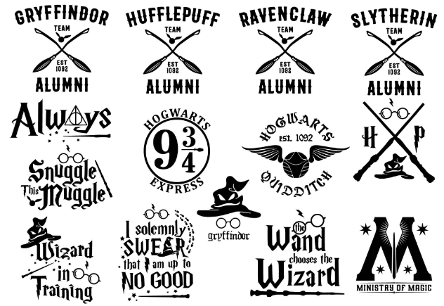 Popular Harry Potter SVG Designs