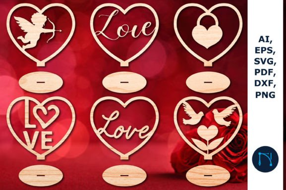 laser cut Valentine SVG files