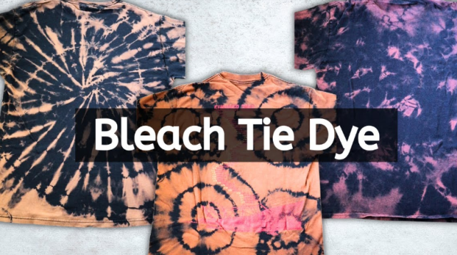 How to Bleach Tie-Dye