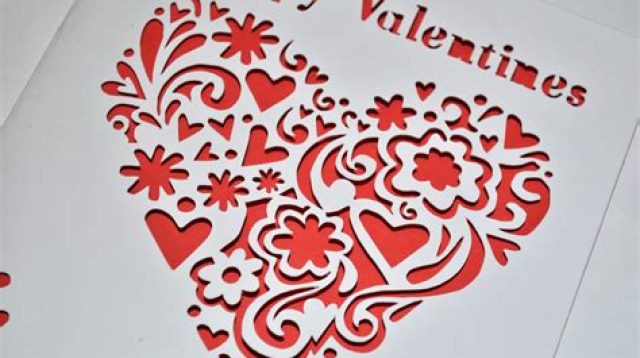 499+ Laser Cut Valentine Cards