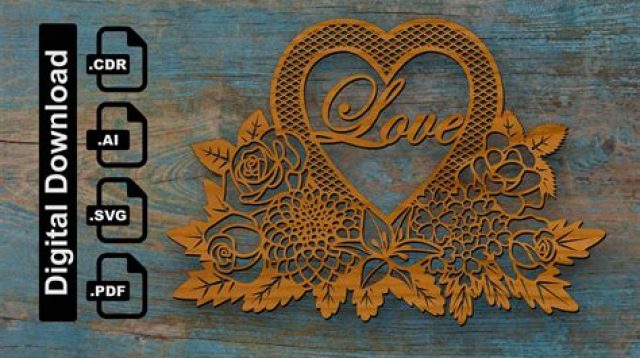 290+ Valentine Laser Cut Files