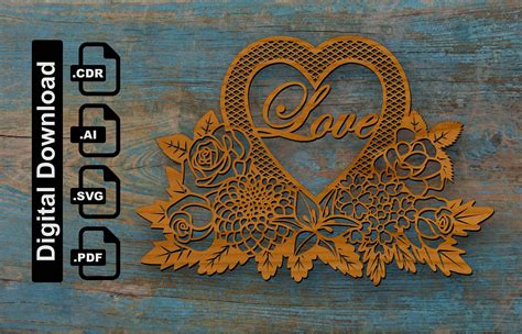 290+ Valentine Laser Cut Files