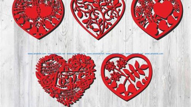 427+ Valentine's Laser Cut Files